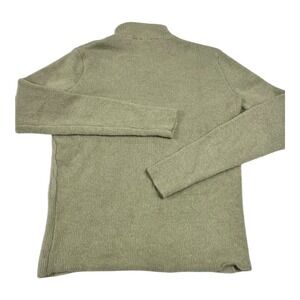 Ted Baker Veolaa Light Green Mohair Cable Knit Mock Neck Sweater Size 2